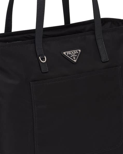 prada large shopping tote|prada nylon small tote.